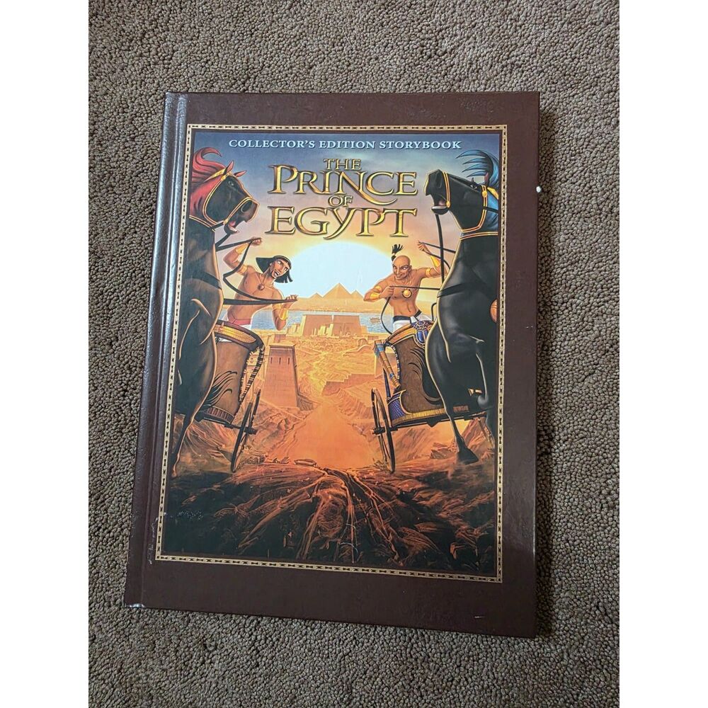 The Prince of Egypt Collector's Edition Storybook Hardcover DreamWorks 1998